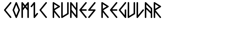 Comic Runes Regular
