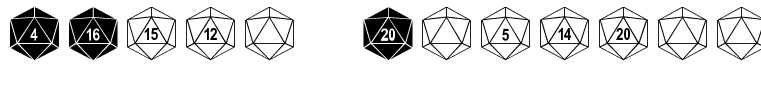 DPoly Twenty-Sider Regular