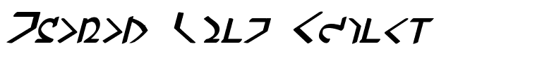 Dwemer Bold Italic