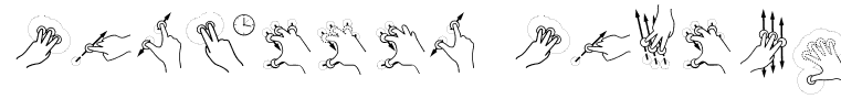 Gesture Glyphs