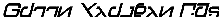 Green Martian Bold Italic