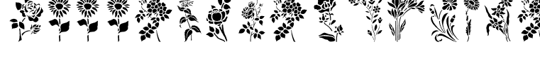 HFF Floral Stencil Regular