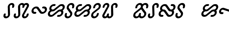 Ophidian Bold Italic