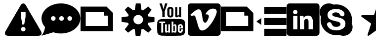 Web Symbols Regular