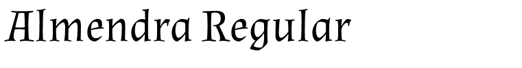 Almendra Regular