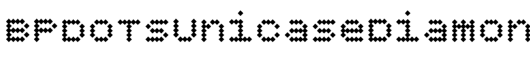 BPdotsUnicaseDiamond Bold