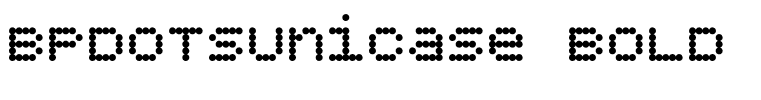 BPdotsUnicase Bold