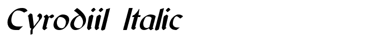 Cyrodiil Italic