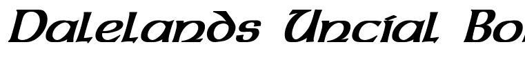 Dalelands Uncial Bold Italic
