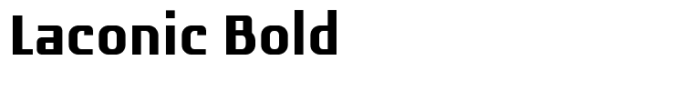 Laconic Bold