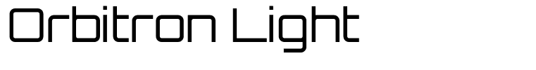 Orbitron Light