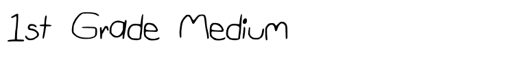1st Grade Medium
