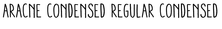 Aracne Condensed Regular Condensed Regular
