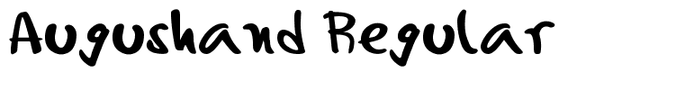 Augushand Regular