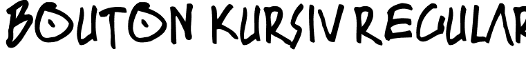 BOUTON Kursiv Regular