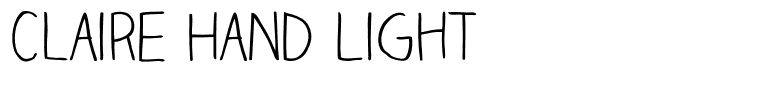 Claire Hand Light