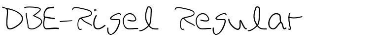 DBE-Rigel Regular
