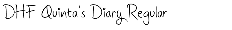 DHF Quinta's Diary Regular