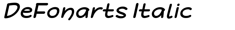 DeFonarts Italic