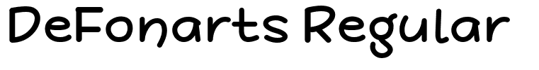DeFonarts Regular