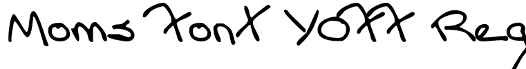 Moms Font YOFF Regular