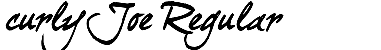 curlyJoe Regular