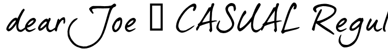 dearJoe 5 CASUAL Regular