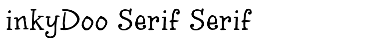 inkyDoo Serif Serif