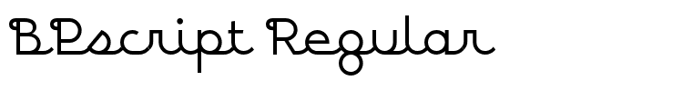 BPscript Regular