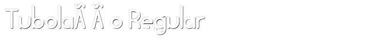 TubolaÃ§Ã£o Regular