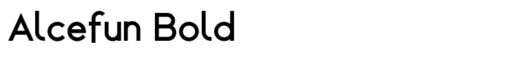 Alcefun Bold
