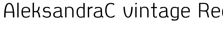 AleksandraC vintage Regular