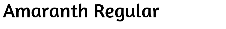 Amaranth Regular
