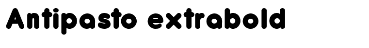Antipasto extrabold