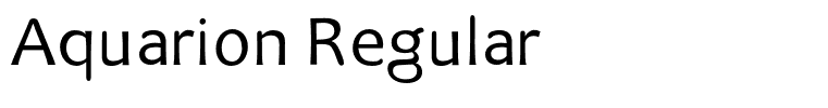 Aquarion Regular
