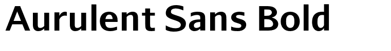 Aurulent Sans Bold