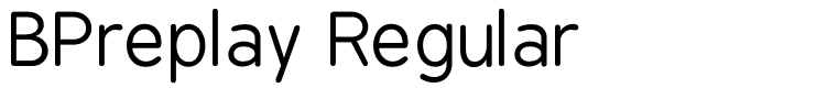BPreplay Regular