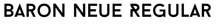 Baron Neue Regular