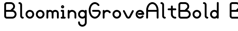 BloomingGroveAltBold Bold