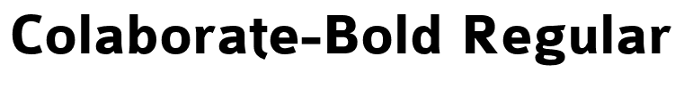Colaborate-Bold Regular