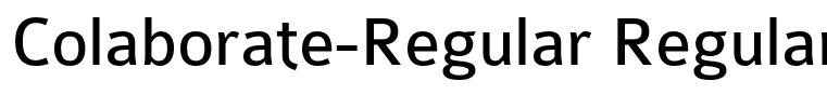 Colaborate-Regular Regular