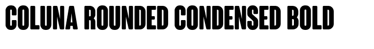 Coluna Rounded Condensed Bold