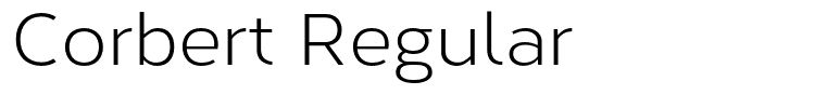 Corbert Regular