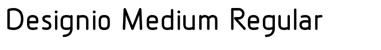 Designio Medium Regular