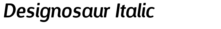 Designosaur Italic