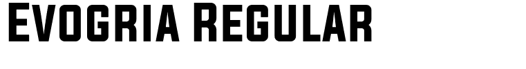 Evogria Regular