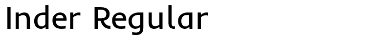 Inder Regular