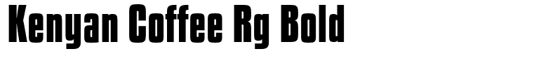 Kenyan Coffee Rg Bold