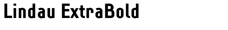 Lindau ExtraBold