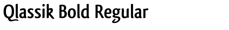 Qlassik Bold Regular